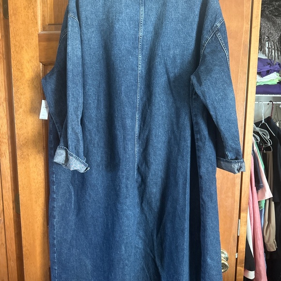 Gap Workforce Denim Trench Coat - Picture 4 of 5